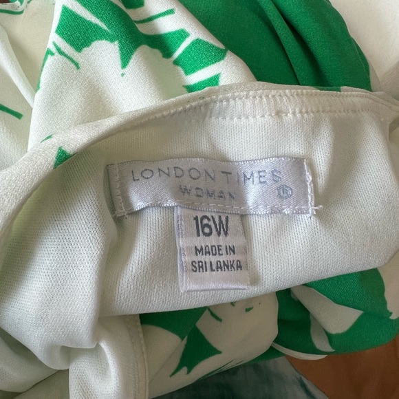 🍏london times Jersy plus green/white Final price - Picture 8 of 9